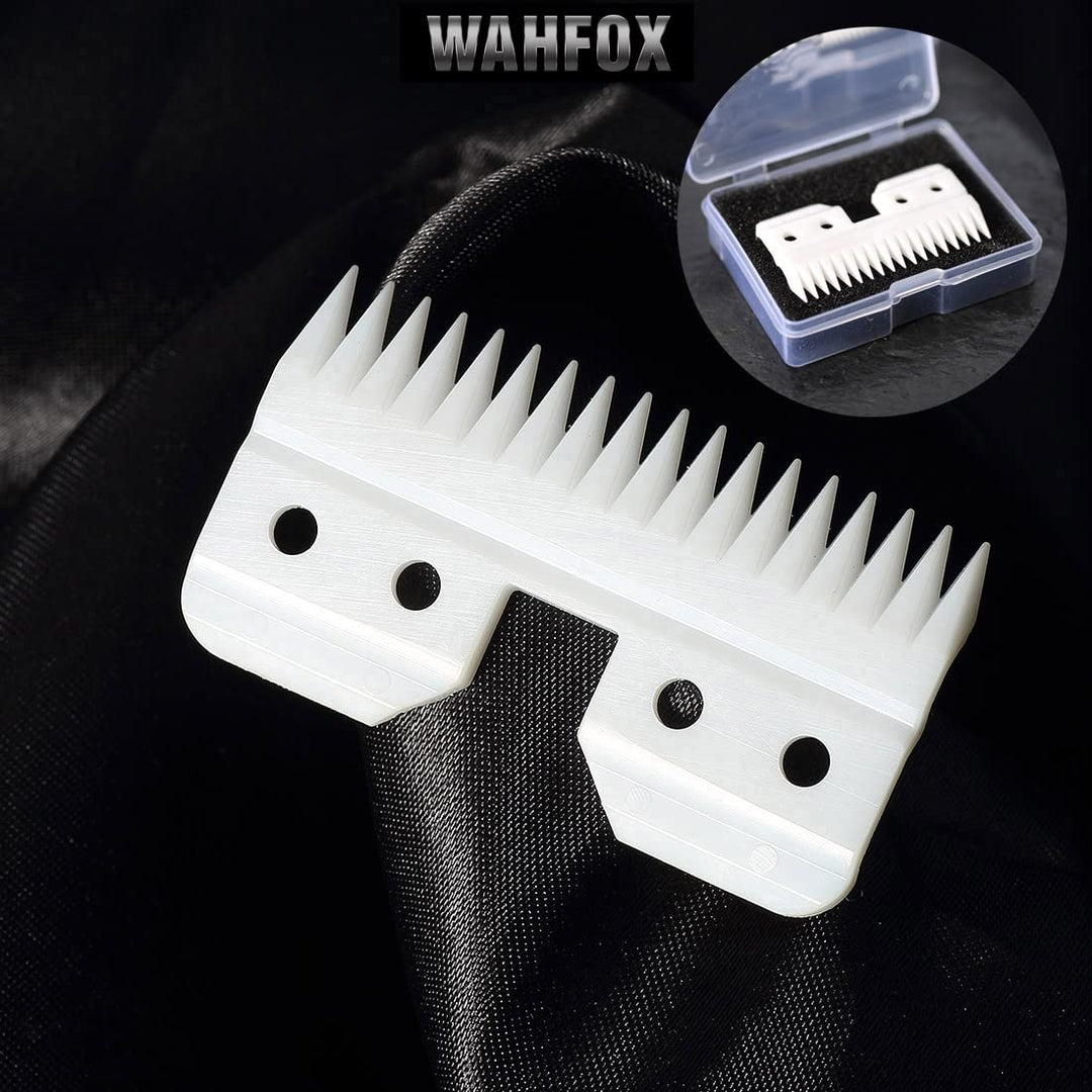 3pcs Fast Feed Ceramic Blades for Oster Fast Feed Clipper Oster A5 Fast Feed Ceramic Blades Fast Feed Replacement Blade A5 Replacement Blade (3PCS)