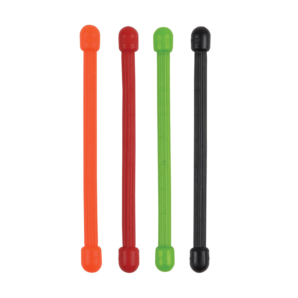 GT3-4PK-A1 Original Gear, Reusable Rubber Twist Tie, Made in The USA, 3-Inch, 3 - 4-Pack, Colors may vary, 4 Count