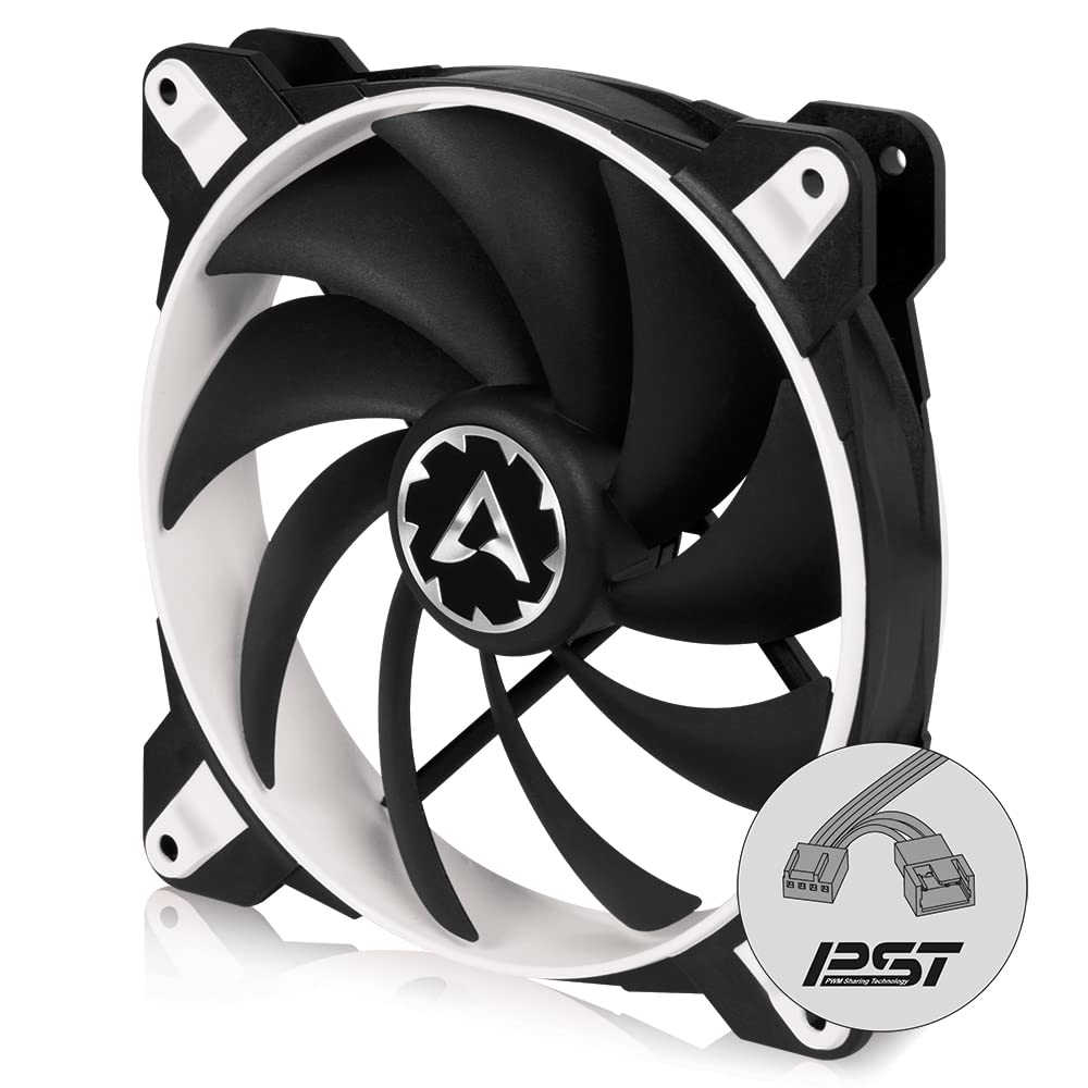 ARCTIC BioniX F140-140 mm Gaming Case Fan with PWM Sharing Technology (PST), Very Quiet Motor, Computer, Fan Speed: 200–1800 RPM - White