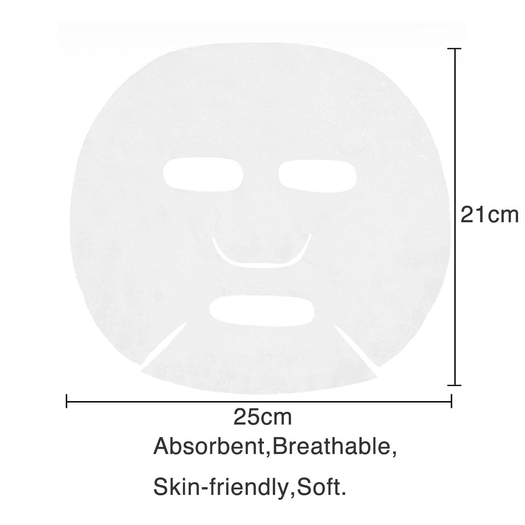 ZMBeauty 100 Pcs: 100 Pcs Compressed Facial Mask Sheet Beauty Diy Disposable Mask Paper Natural Cotton Skin Care Wrapped Masks Normal Thick,Get A Small Mask Bowl Free