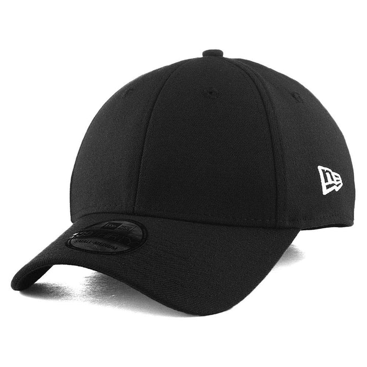 Blank Custom 39THIRTY Stretch-Fitted Cap (BLK, M/L)
