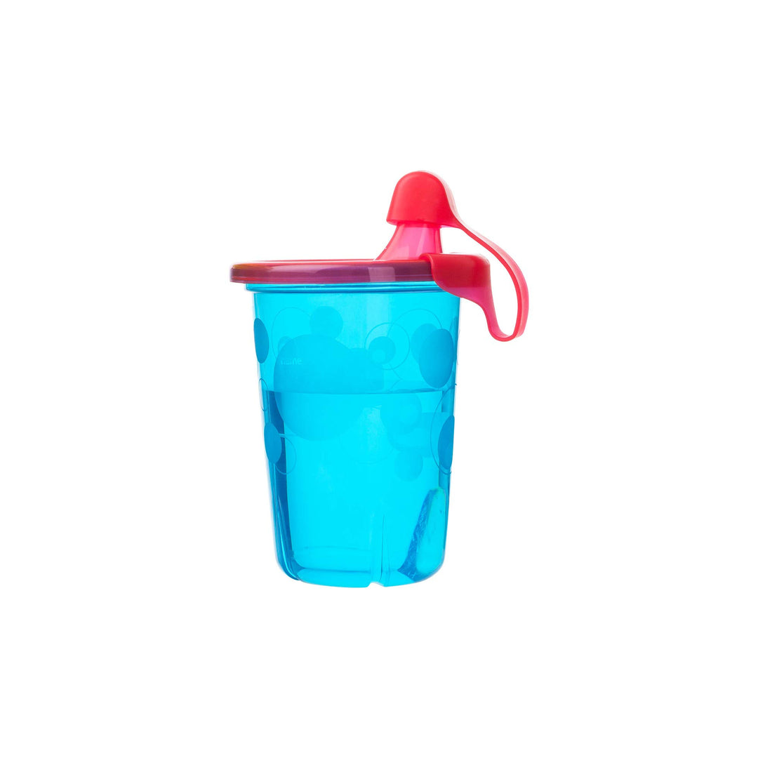 Take & Toss Spill Proof Sippy Cups - Reusable Toddler Cups - Rainbow - Kids Cups and Snap On Lids for Ages 9 Months and Up - 4 Count