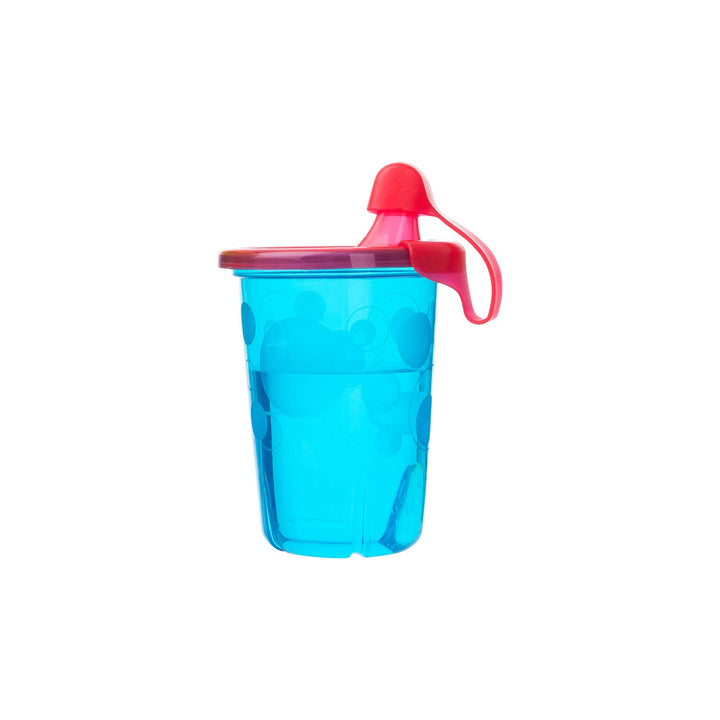 Take & Toss Spill Proof Sippy Cups - Reusable Toddler Cups - Rainbow - Kids Cups and Snap On Lids for Ages 9 Months and Up - 4 Count