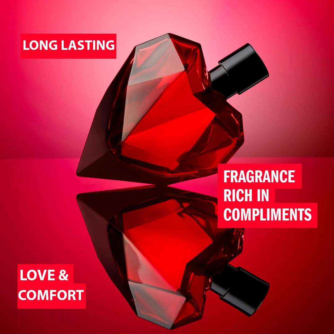 Loverdose Red Kiss Eau de Parfum Spray Perfume for Women, 1.7 Fl. Oz.