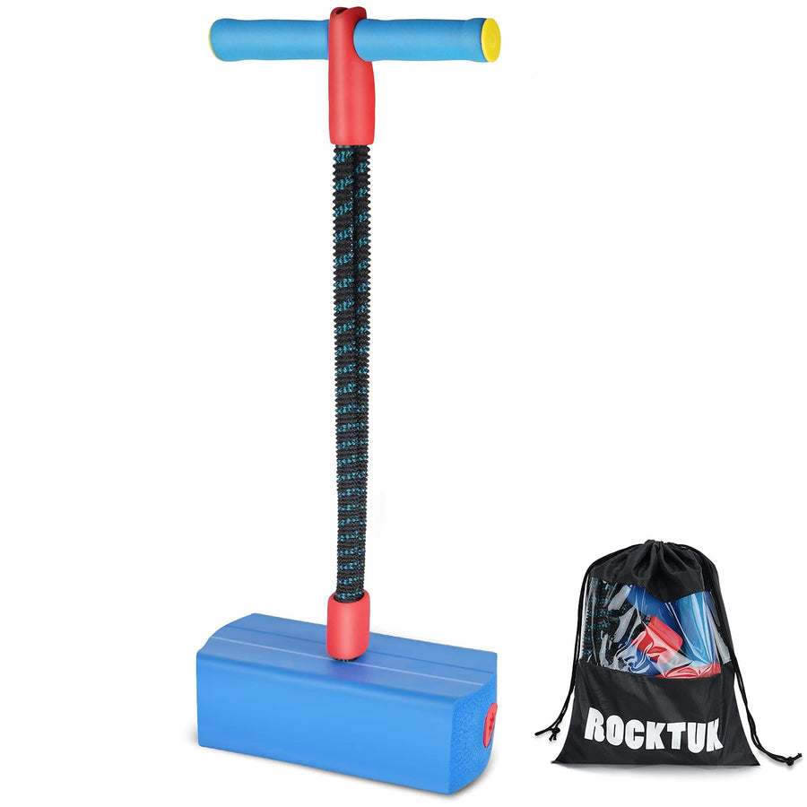 Pogo Jumper for Kids with Sound,Kids Foam Pogo Sticks for Boys&Girls,Safe Gift for Child, Support up to 250 lbs (BLU)