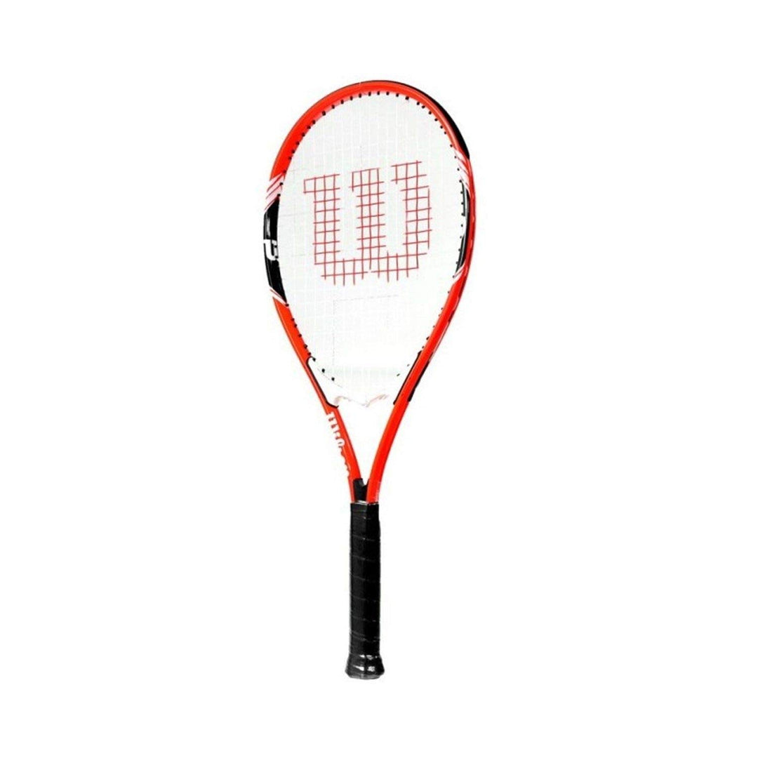 Wilson WRT30400U3 Federer Team Graphite Tennis Racquet, Senior 4 3/8-inch (Orange/Black/White)