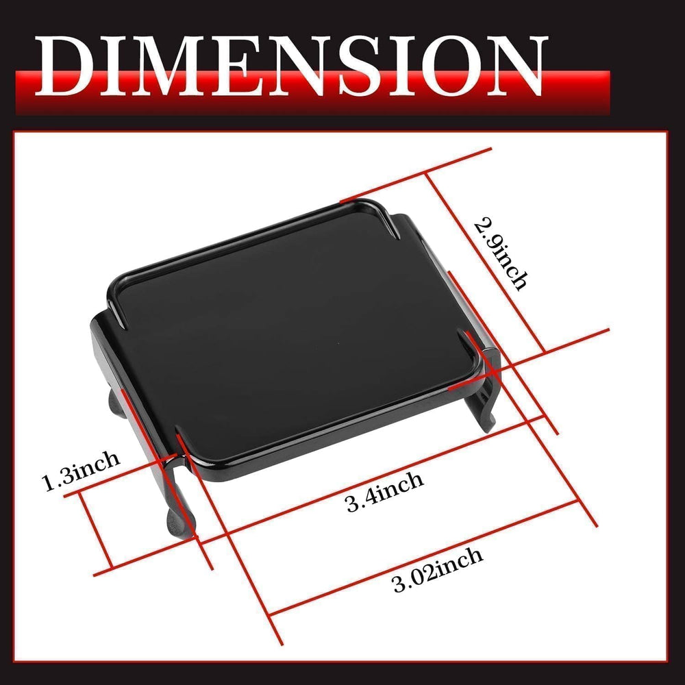 3 Inch LED Pods Covers 2PCS Square LED Cube Lights Black Covers PC Protective Lens 3X3 Pod Light Covers for Ditch Lights Offroad Driving Lights Fog Lights