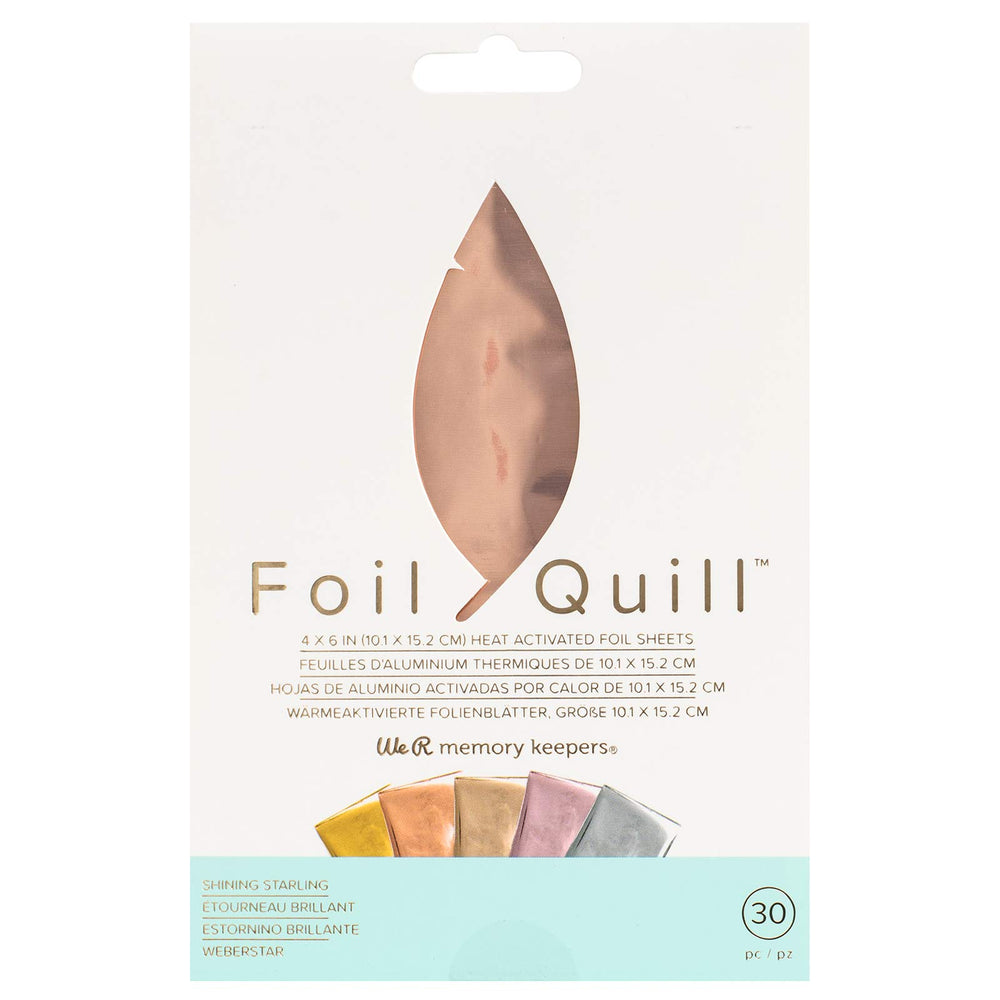 0633356606703 Foil Quill-4 x 6 Inch Seat-Shining Starling (30 Piece), ys/m