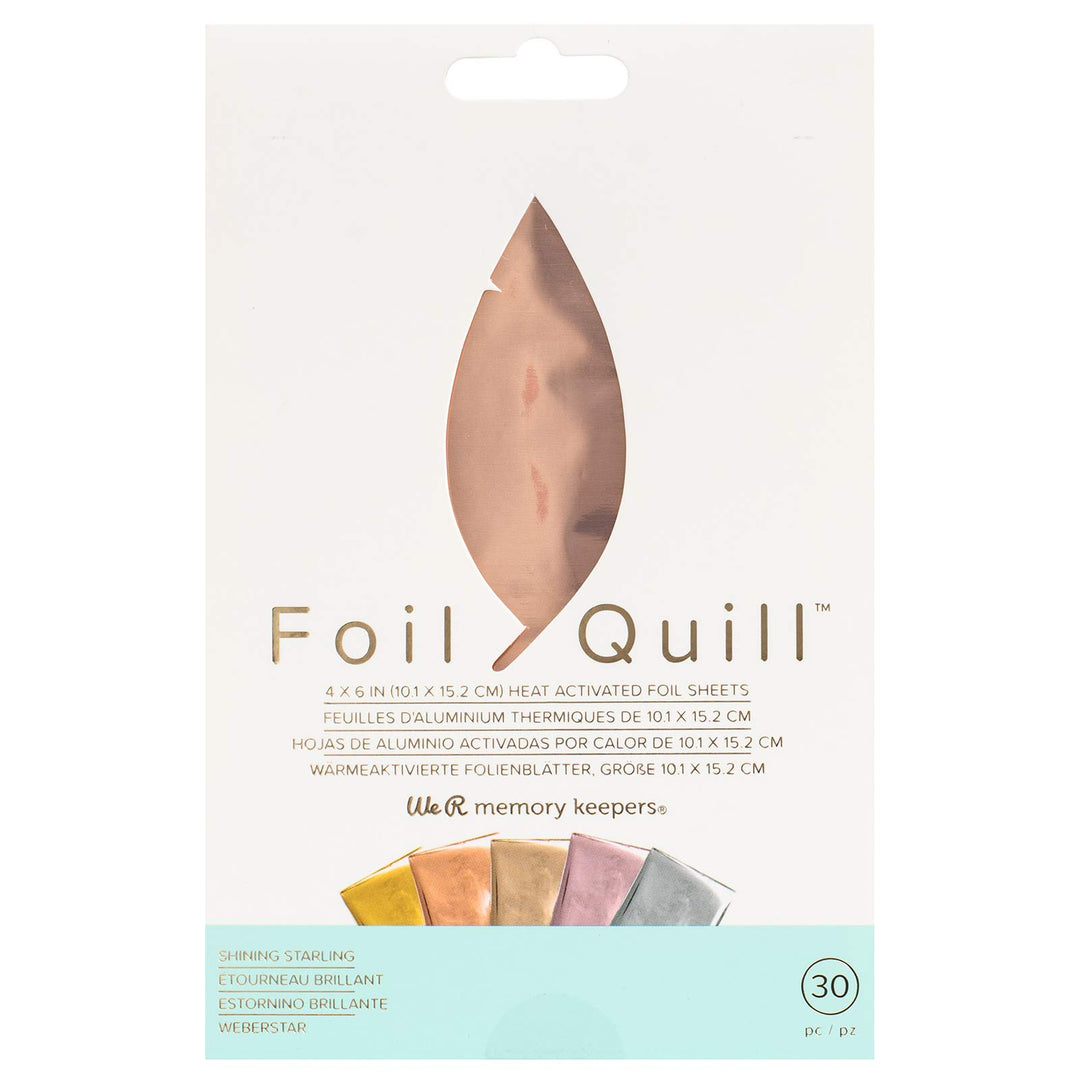 0633356606703 Foil Quill-4 x 6 Inch Seat-Shining Starling (30 Piece), ys/m
