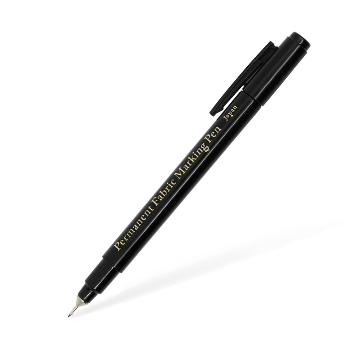 3087 The Fine Line Permanent Fabric Marker, Black, 8.5 x 2.88 x 0.38