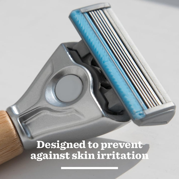 Bulldog Skincare - Sensitive Steel Blades - Men's Razor Blade Refills – Contains 4 Blade Heads