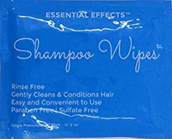Shampoo Wipes (8) Rinse Free Hair Cleansing Dry No Rinse Shampoo