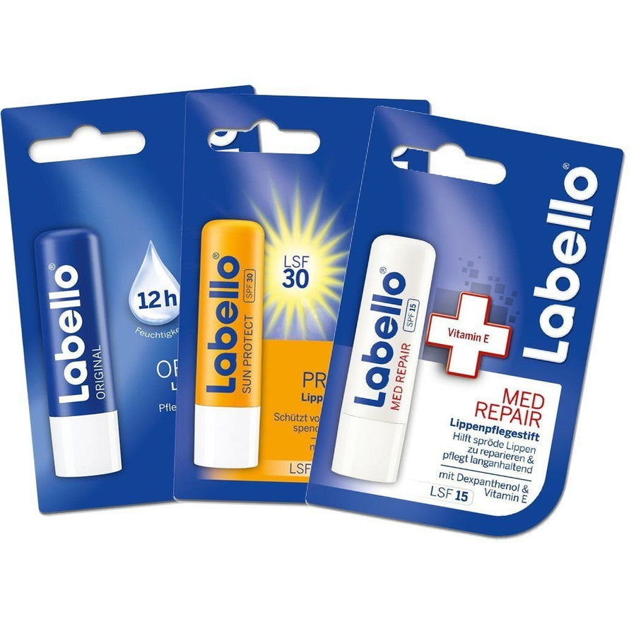 Lib Balm (1x Original, 1x MED Repair, 1x Sun Protect LSF 30) Bundle