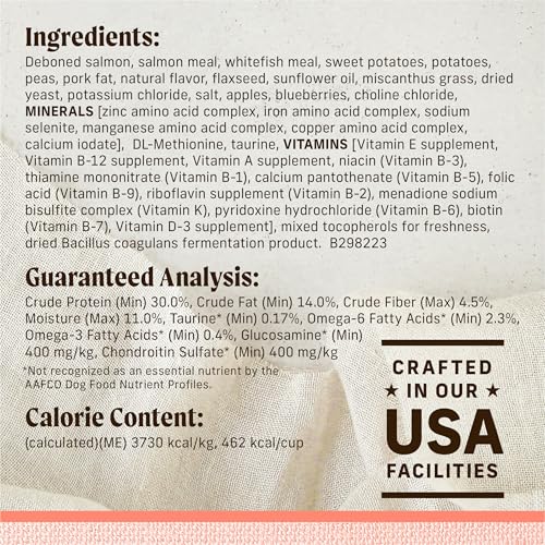 Lil’ Plates Premium Grain Free Dry Dog Food for Small Dogs, Real Salmon and Sweet Potato Kibble - 12.0 lb. Bag