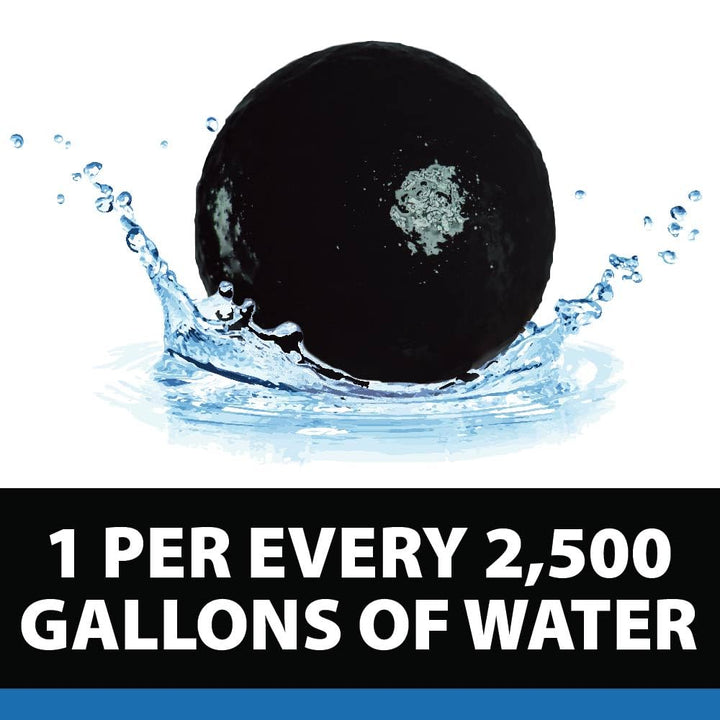 PondShock Ball, Natural Enzymes & Live Bacteria, Freshwater Clarifier Shock Treatment, Muck & Sludge Remover for Small Pond & Outdoor Water Garden Ponds, Koi Fish & Aquatic Plants Safe