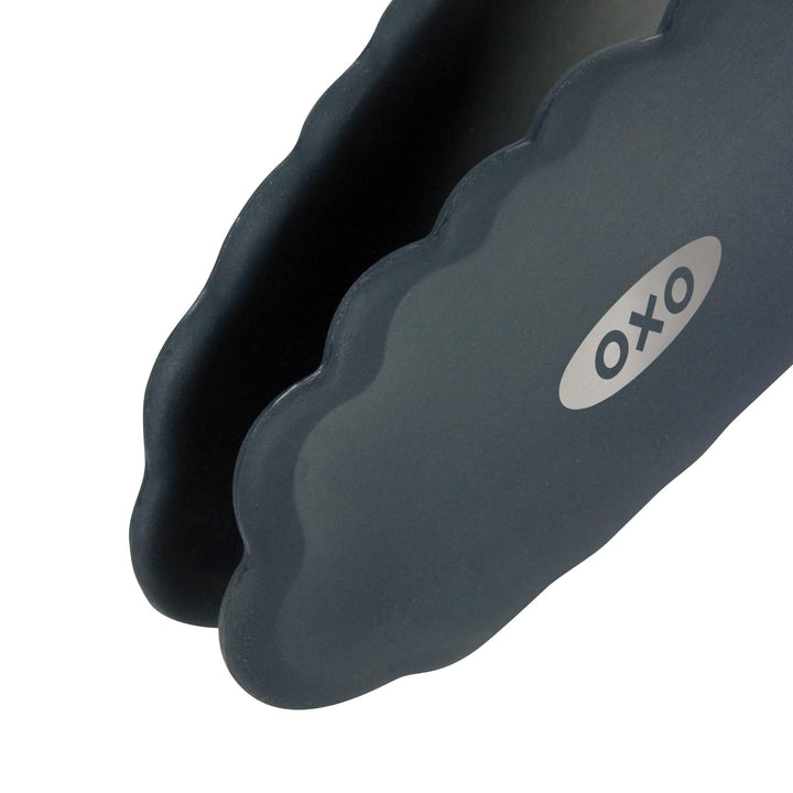 Good Grips 9-Inch Tongs with Silicone Heads, Black