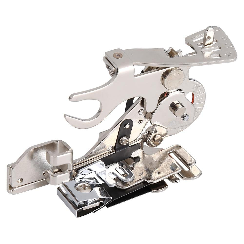 Ruffler Attachment Presser Foot, Sewing Machine Gathering Presser Foot for Brother Singer Sewing Machine Perfectly Spaced Pleats/Gathers, Easily Adjust Closeness & Depth
