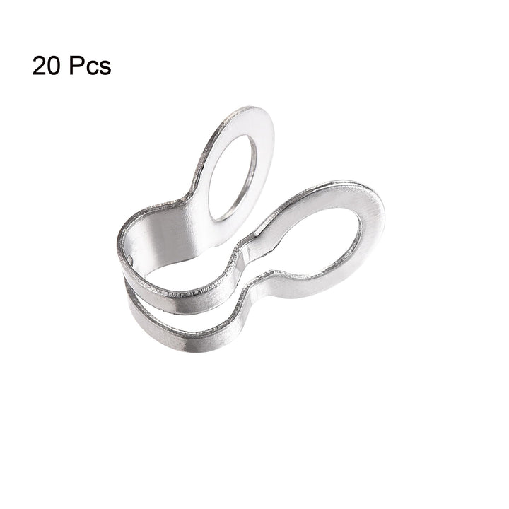 Ball Chain Connector, 4mm 4.5mm Double Ring Style Link Stainless Steel Loop Connection, Pack of 50