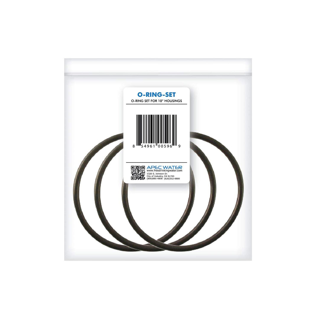 APEC Replacement ORing for ROES-50 3.5 OD Reverse Osmosis Water Filter Housings, O-Ring (3 pcs O-Ring-Set-A)