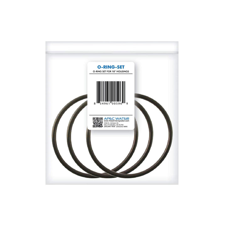APEC Replacement ORing for ROES-50 3.5 OD Reverse Osmosis Water Filter Housings, O-Ring (3 pcs O-Ring-Set-A)