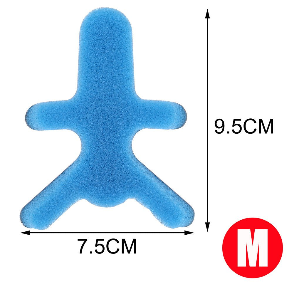 Frog Type Finger Splint, 1 Pair Finger Straightening Brace with Padded Aluminum Fixing Support Pad for Tendon Release & Pain Relief (M)
