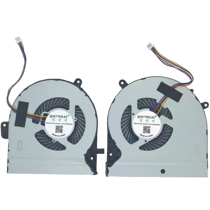 Replacement New Laptop CPU + GPU Cooling Fan for Asus ROG Strix GL502V S5VM FX60V ZX60VM FX502VM FX60VM Series EF75070S1-C530-S9A EF75070S1-C481-S9A 13N1-0SP0101 13N1-0SP0201 DC5V Fan