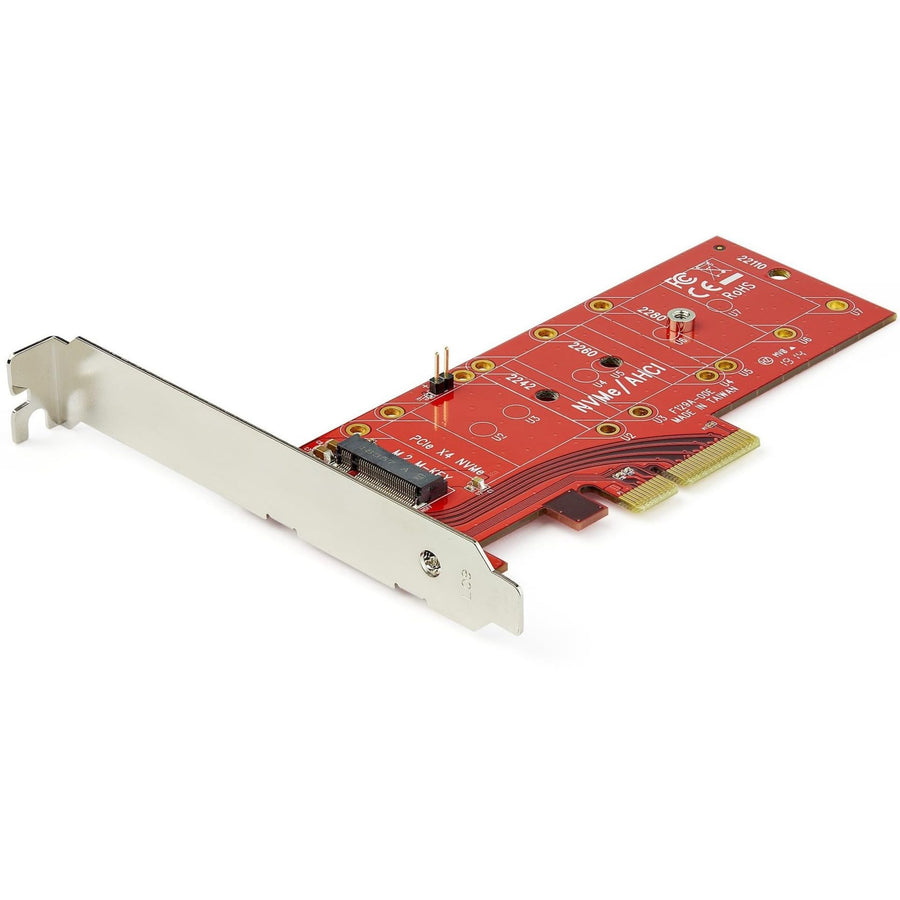 M2 PCIe SSD Adapter - x4 PCIe 3.0 NVMe / AHCI / NGFF / M-Key - Low Profile and Full Profile - SSD PCIe M.2 Adapter , TAA (PEX4M2E1)