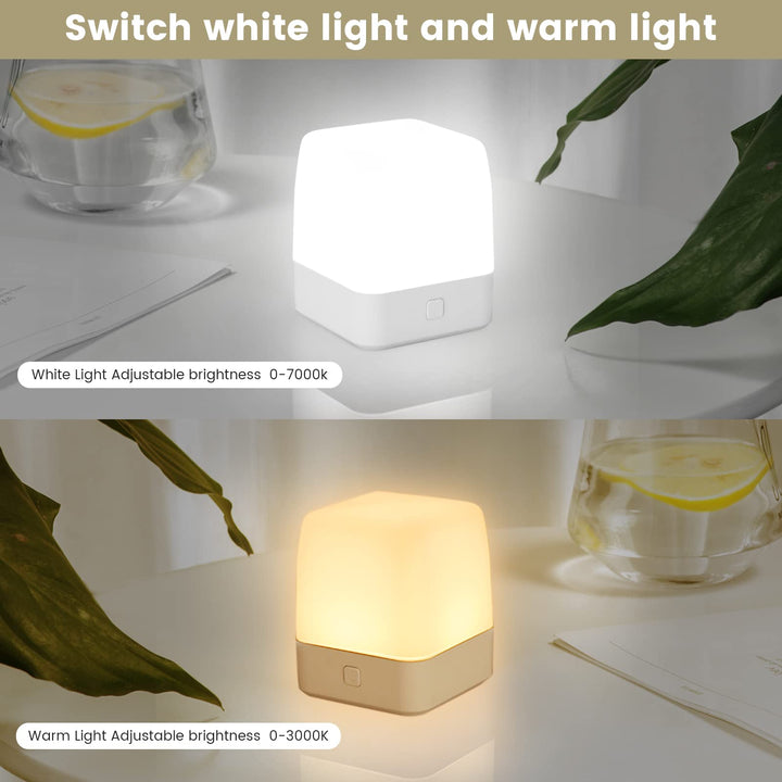 Night Light for Kids, LED Touch Baby Night Light for Breastfeeding, Dimmable Nightlight for Bedroom Nursery Lamp Rechargeable Portable Night Light with Memory Function Bedside Light