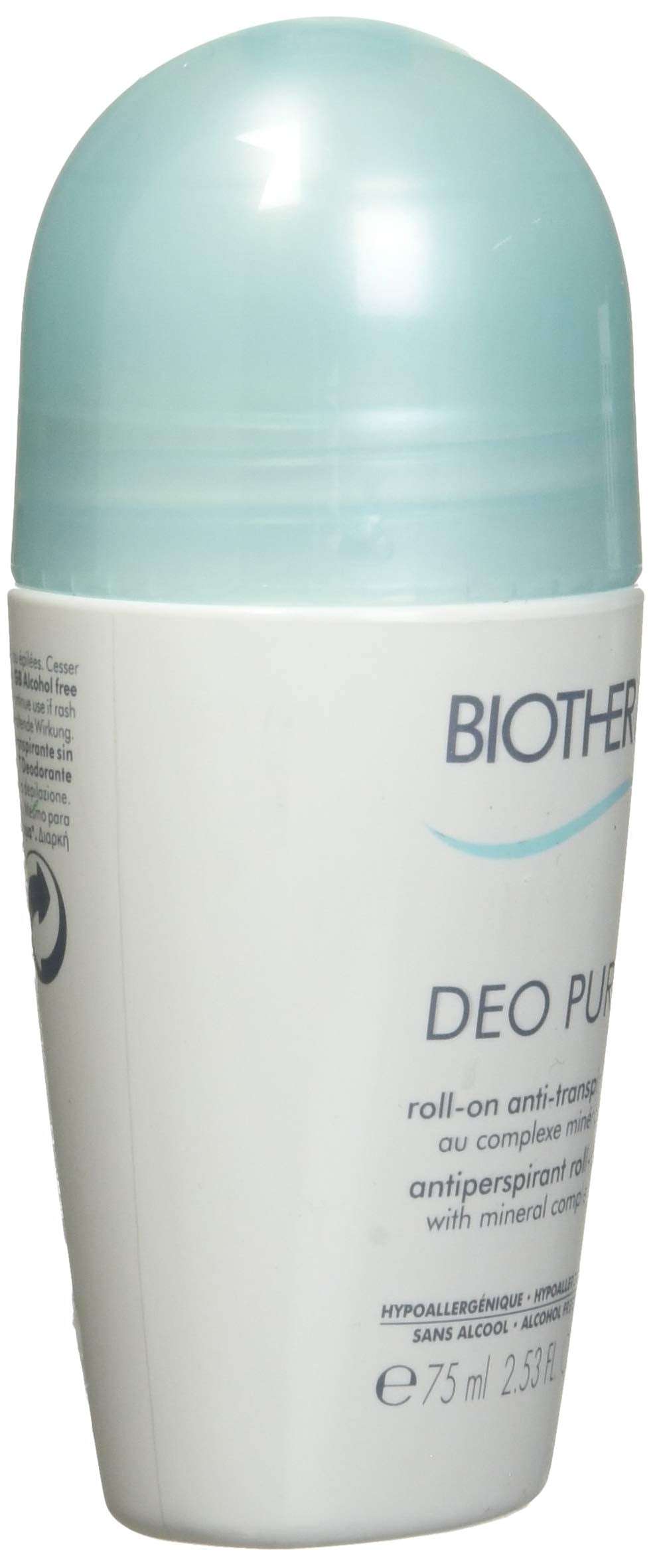 Deo Pure Antiperspirant Roll-On , 2.53 Ounce