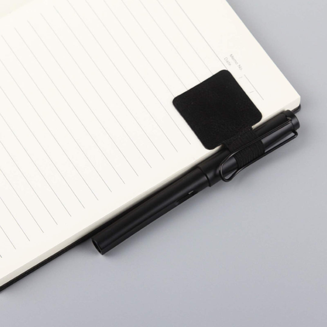 10 Pieces Pen Loop Holder, Adhesive Elastic Pencil Loop Holder, Leather Pencil Loop Holder with Elastic Band for Notebooks, Journals, Calendars, Planner, 10 Colors