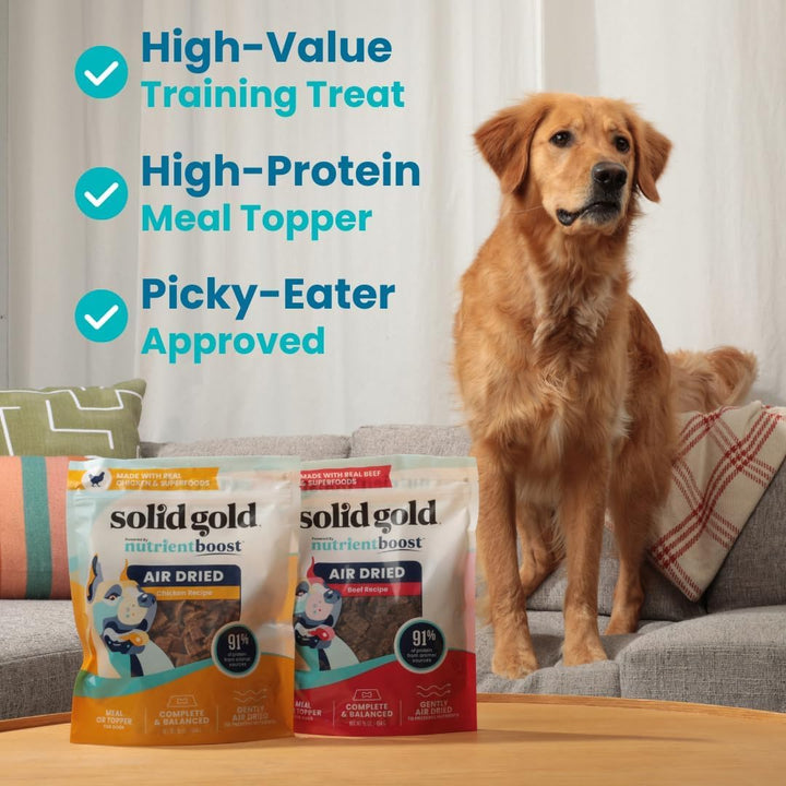 Air Dried Dog Food Toppers for Picky Eaters - Healthy Dog Treats to Serve as Meal Topper or Dog Treat - Supports Muscle Growth, Immunity, and Healthy Digestion - 4 oz Sample