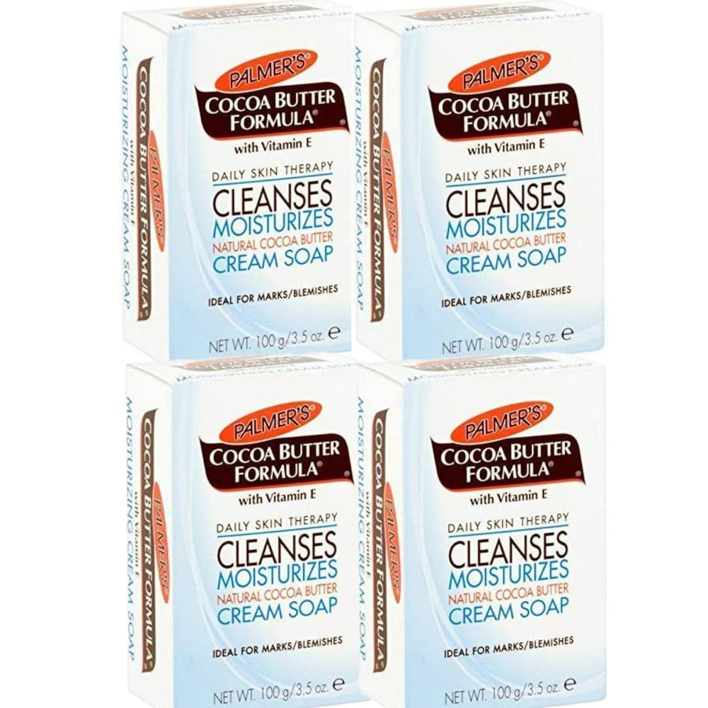 Cocoa Butter Formula Daily Skin Therapy Soap 3.5 oz (Pack of 4)