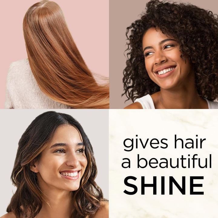 Coconut & Argan Oil Heat Protectant Leave-In Spray for All Hair Types, 450°F Heat Protection, Sulfate-Free, Paraben-Free, Dye-Free, Alcohol-Free, Adds Shine, 6.4 Fl Oz