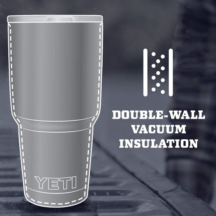 Rambler 30 oz Stainless Steel Vacuum Insulated Tumbler w/MagSlider Lid, Navy