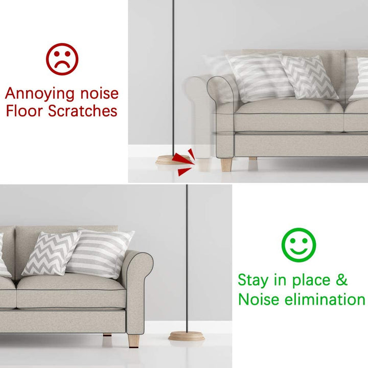Non Slip Furniture Pads - Furniture Grippers 16 pcs 2”, Non Skid for Furniture Legs, Self Adhesive Rubber Feet Furniture Feet, Anti Skid Furniture Hardwood Floors Protectors for Keep Couch Stoppers