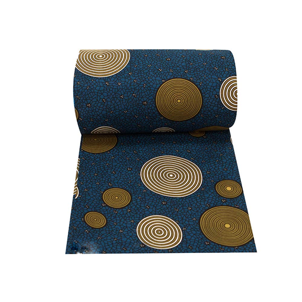 African Fabric 6 Yard Printed Wax Cloth African Ankara Fabric for Party Dress fp6227