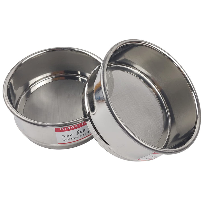 600 Mesh Lab Sieves, Test Sieve #600 Mesh, 4'' Diameter, 304 Stainless Steel Wire Cloth (0.026mm)
