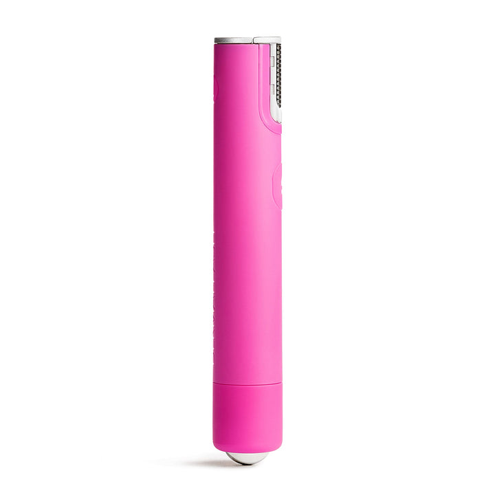 Mini Dermaplaning Tool for Precision Peach Fuzz Removal, Hot Pink