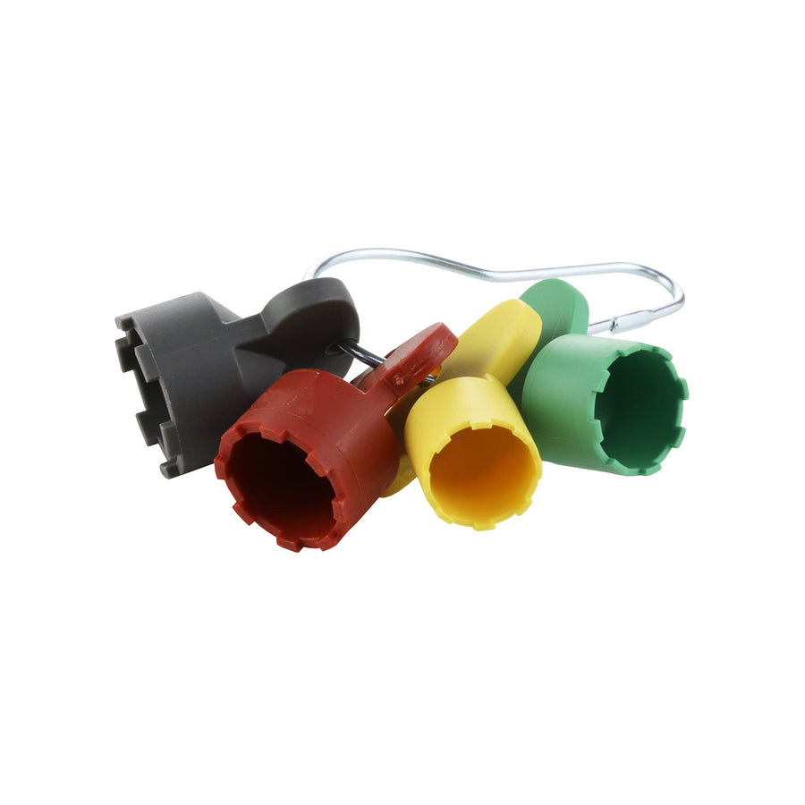 Cache Faucet Aerator Key Removal Wrench Tool, Multiple Colors, M24x1, M21.5×1, M18.5×1 and M16.5×1 (11032)