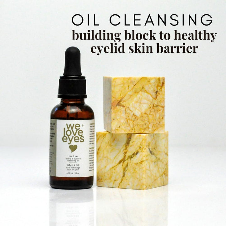 - Natural Eyelid Cleansing Oil with Tea Tree - Allergen Removal - Preservative-Free - Australian Tea Tree Oil - 30ml