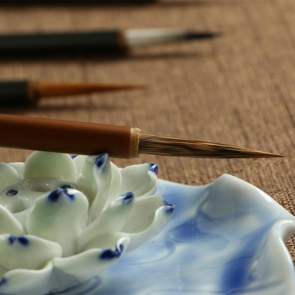 UE Store Set of 4 Chinese Painting Brushes Set Flower Bird Line-Drawing Brushes