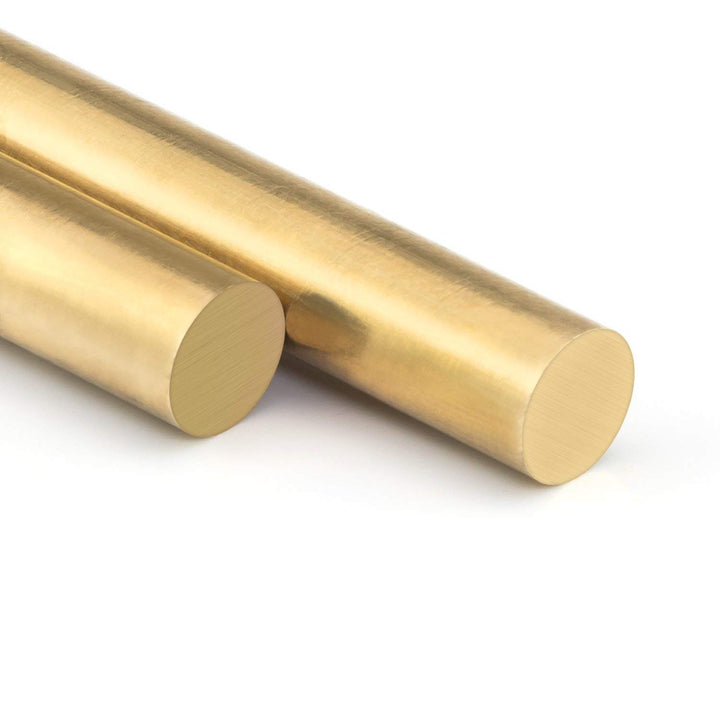 20 Pieces 2mm Brass Round Rods, Brass Solid Round Rod Lathe Bar Stock, 2mm in Diameter, 305mm in Length