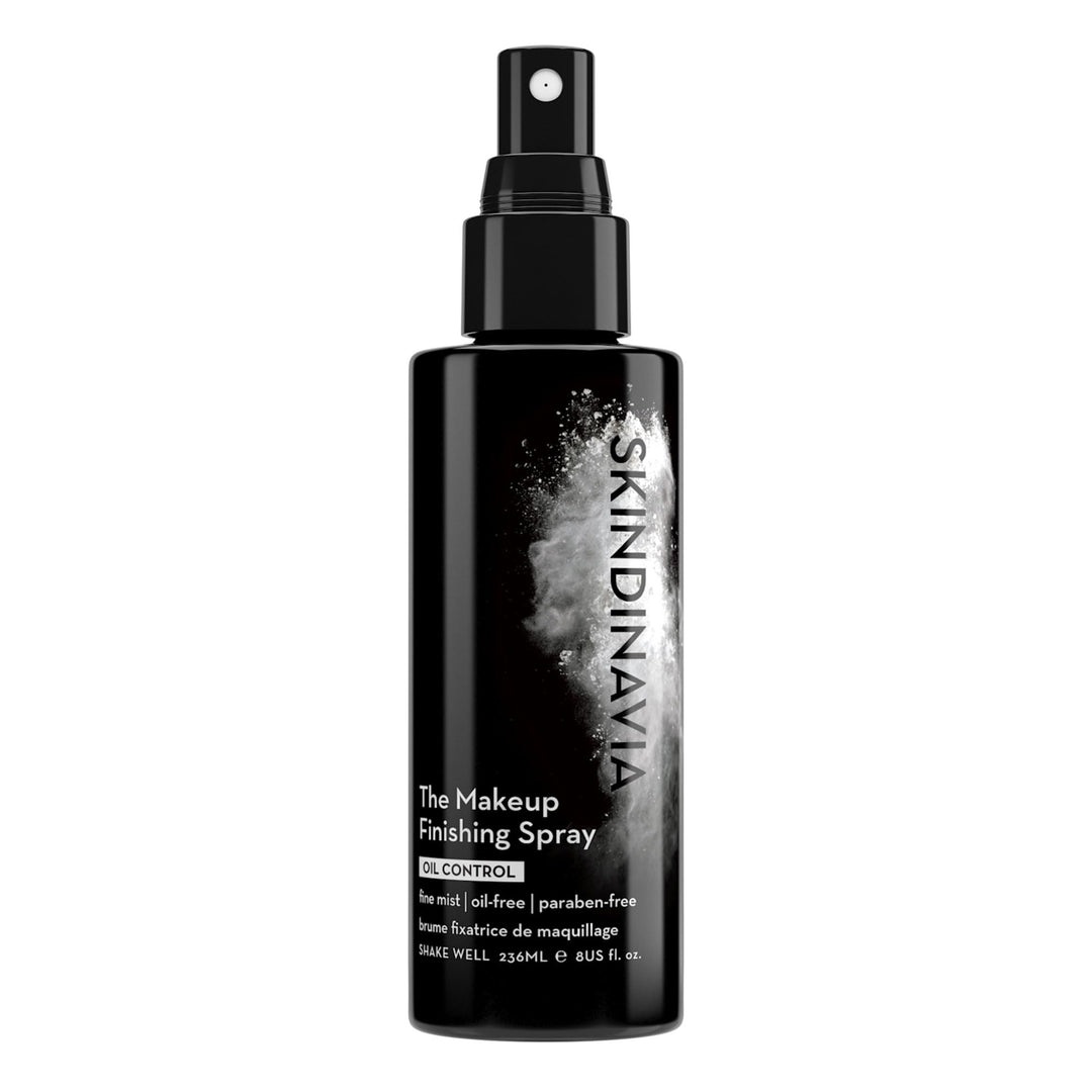 Skindinavia The Makeup Finishing Spray, Oil Control Setting Spray, For Oily Skin, Temperature-Control for All-Day Wear, Long-Lasting Up to 16+ Hours, Heat-Resistant & Waterproof, Fine Mist (8 Oz)