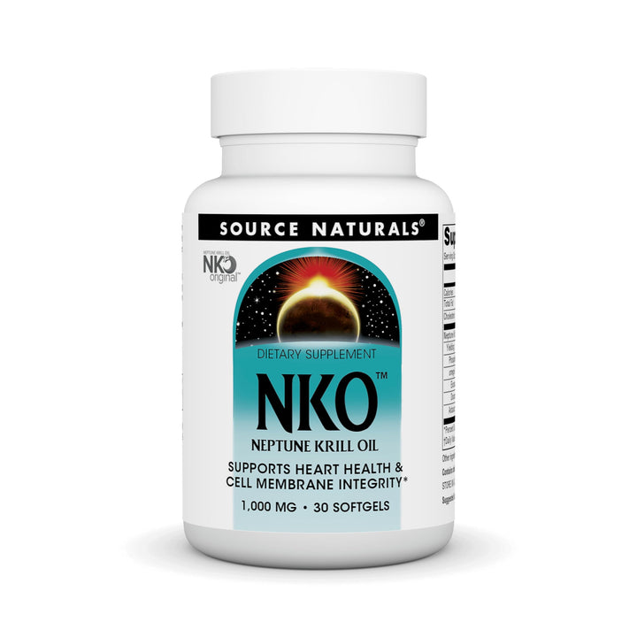 NKO Neptune Krill Oil, Supports Heart Health and Cell Membrane Integrity* - 30 Softgels