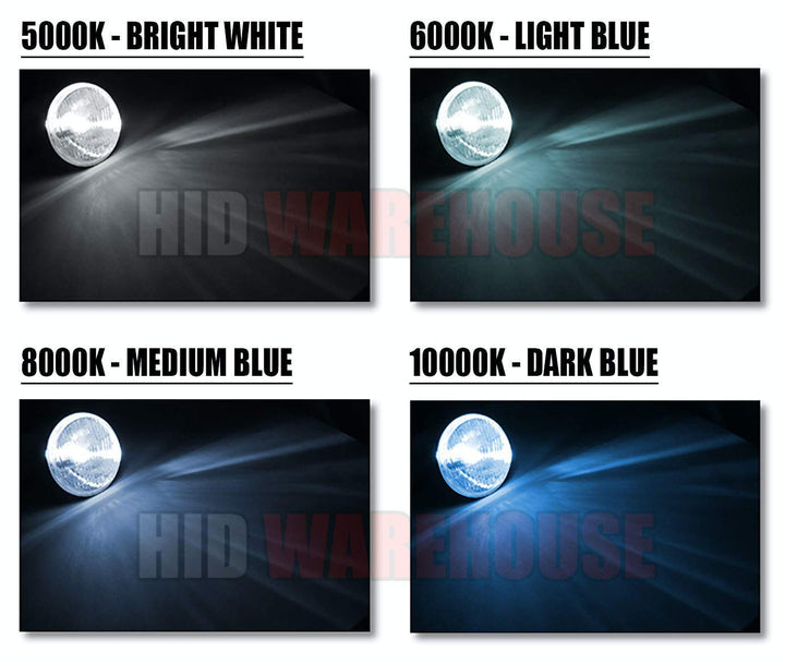HID Xenon Replacement Bulbs - 9005 8000K - Medium Blue (1 Pair)