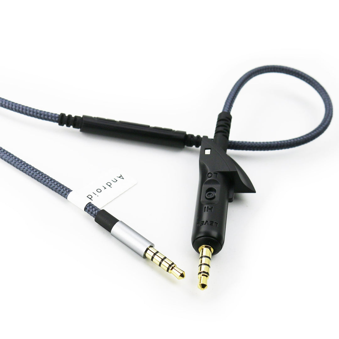 Replacement Cable Compatible with Bose QuietComfort 15, QC15 Headphones, Remote Volume Control Mic Compatible with Samsung Galaxy Android Phone