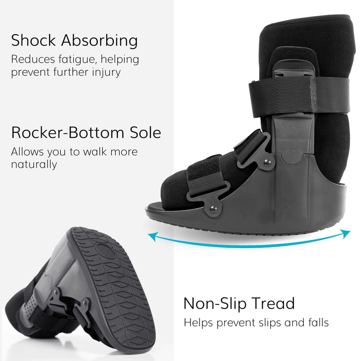 XL : Short Broken Toe Walker Boot | Protects Your Foot & Ankle During Fracture Recovery, Healing After Surgery or Injuries - XL
