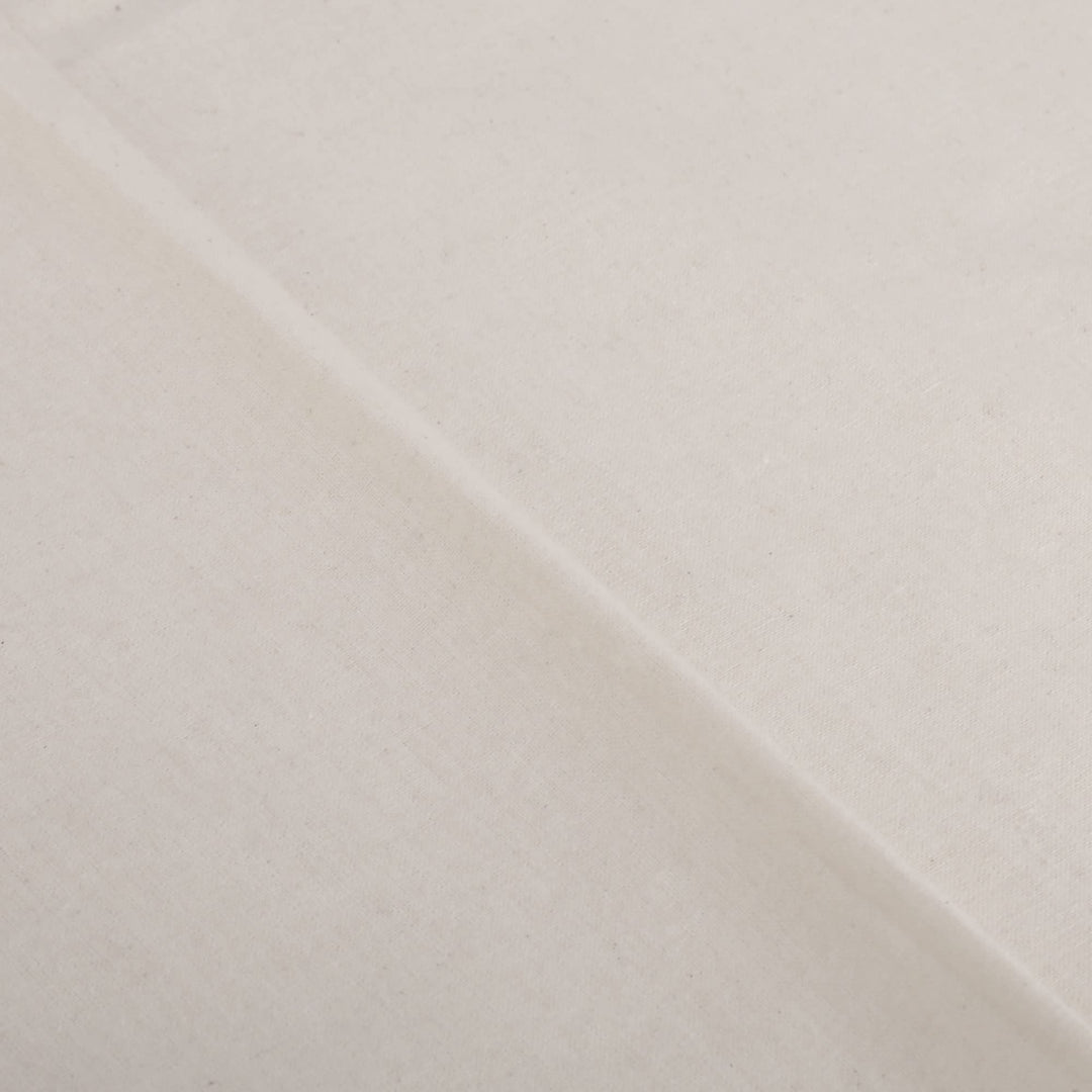 Muslin Fabric Cotton Cloth 62 Inch Wide by Yard (2 Yards, Natural Thin)