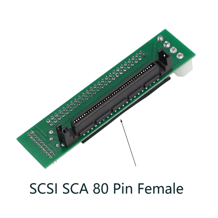 SCSI SCA 80 Pin Female to IDE 50 Pin Male Adapter Converter for Hard Disk, Computer