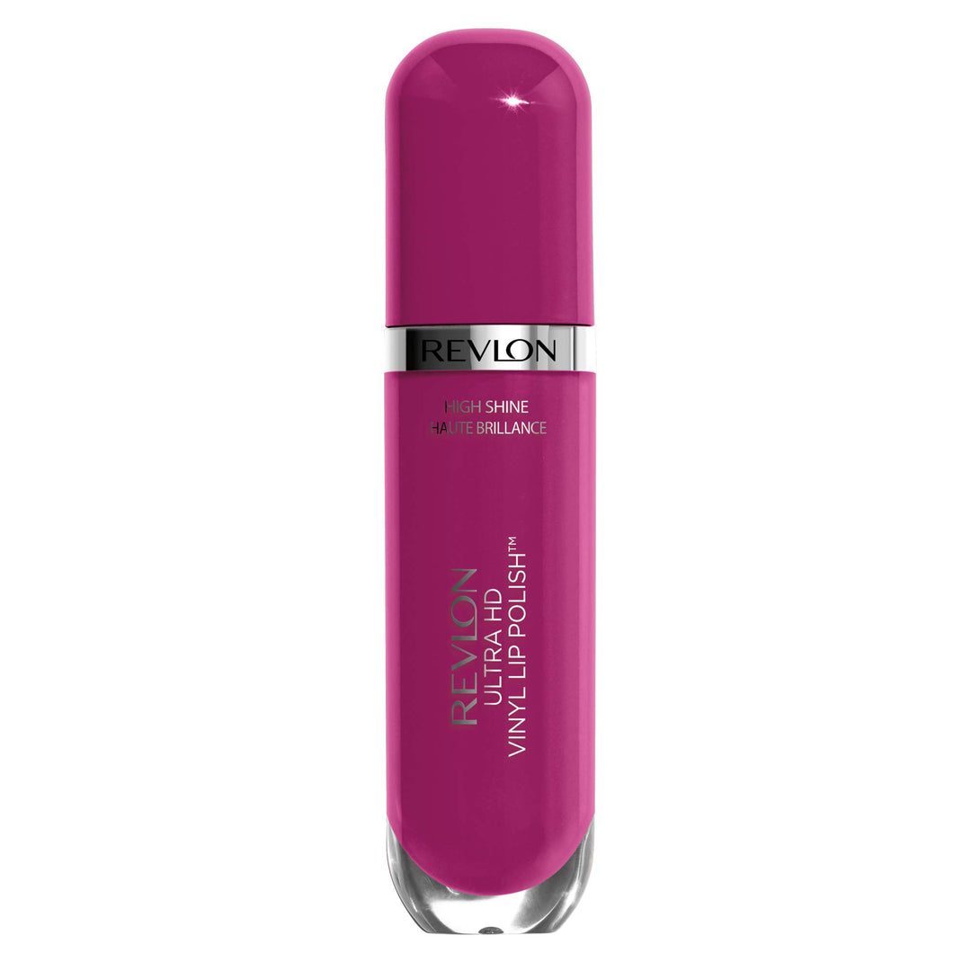 Revlon Ultra HD Vinyl Lip Polish, Liquid Lipstick, Violet Frenzy, Plum Gloss, 0.2 Fluid Ounce